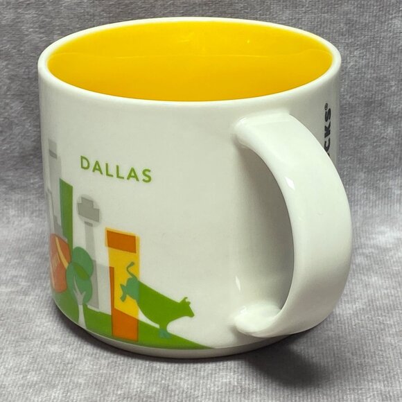 Starbucks 2015 You Are Here Collection Dallas Mug 14oz Ceramic Coffee Cup - Picture 7 of 11